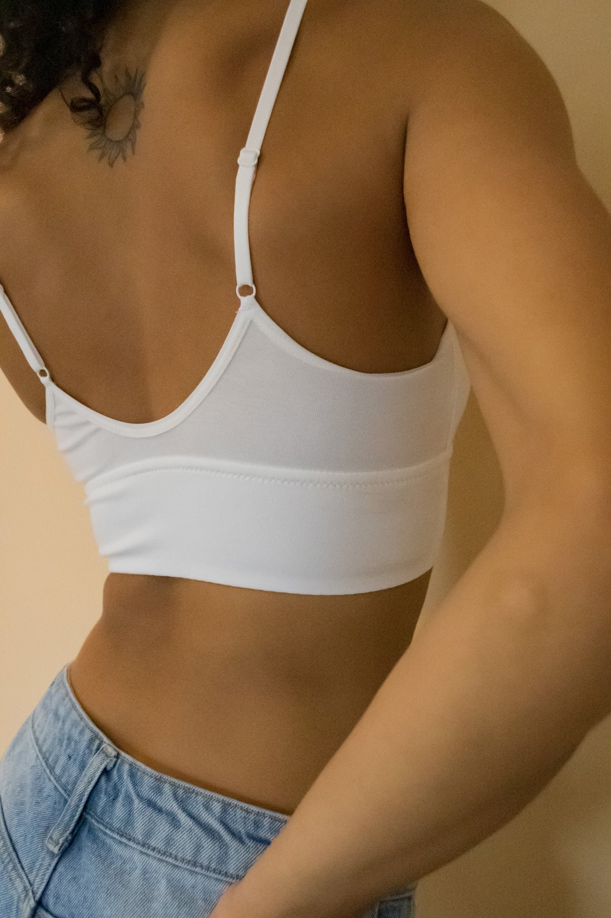 OnGossamer Women's Cabana Cotton T-Shirt Bra in White (G3194), Size 32B