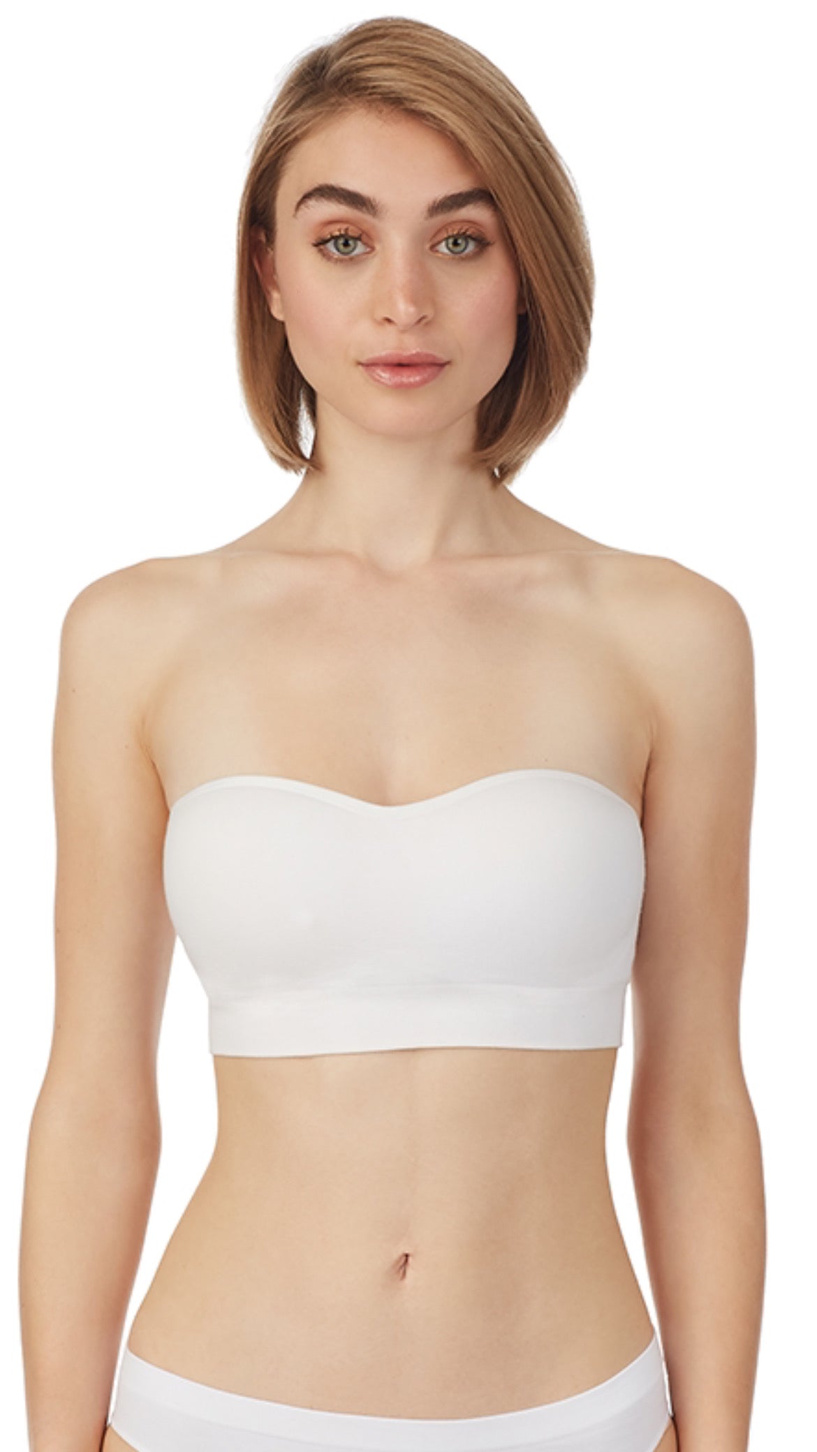 Women's & Juniors Cropped Strapless Built-in Bra Cute Sexy Cotton